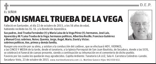 Ismael Trueba de la Vega
