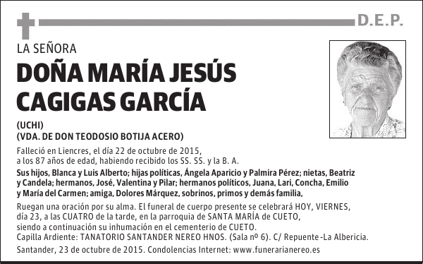 María Jesús Cagigas García
