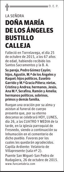 M. de los Angeles Bustillo Callejas