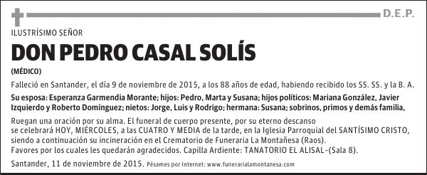 Pedro Casal Solis