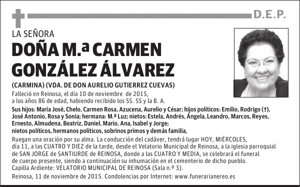 M.ª Carmen González Álvarez