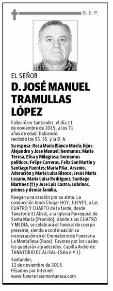 Jose Manuel Tramullas López