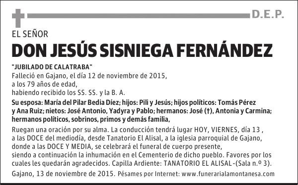 Jesús Sisniega Fernández