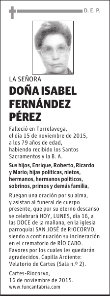 Isabel Fernández Pérez