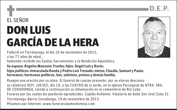 Luis García de la Hera