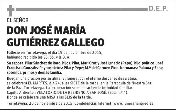 José María Gutiérrez Gallego