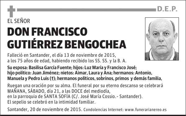 Francisco Gutiérrez Bengochea
