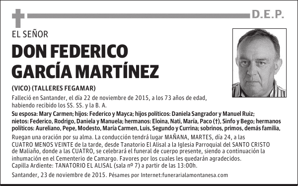 Don Federico García Martínez