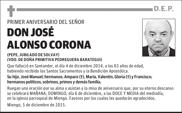 JOSÉ ALONSO CORONA