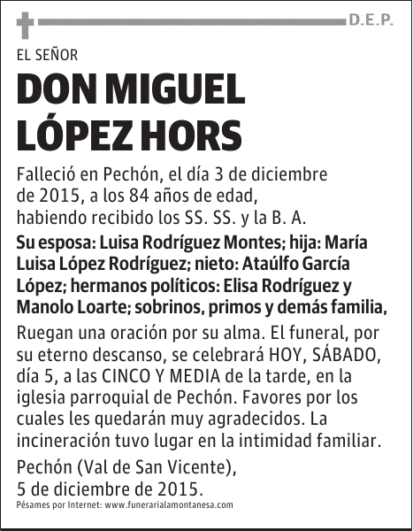 Miguel López Hors