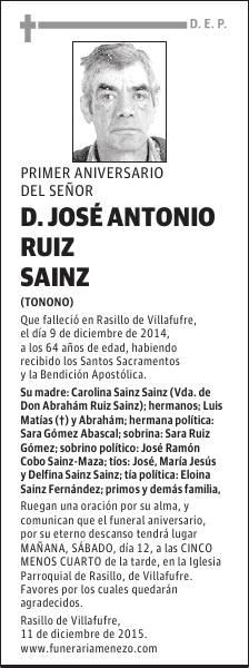 José Antonio Ruiz Sainz