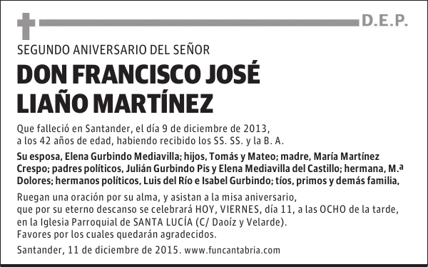 Francisco José Liaño Martínez