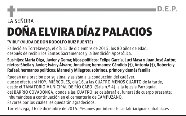 Elvira Díaz Palacios
