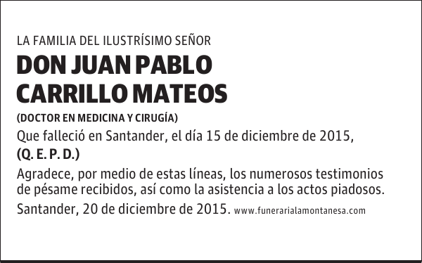 Juan Pablo Carrillo Mateos