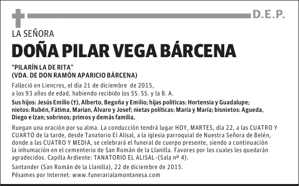 Pilar Vega Barcena