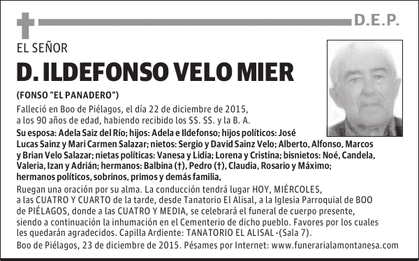 Ildefonso Velo Mier
