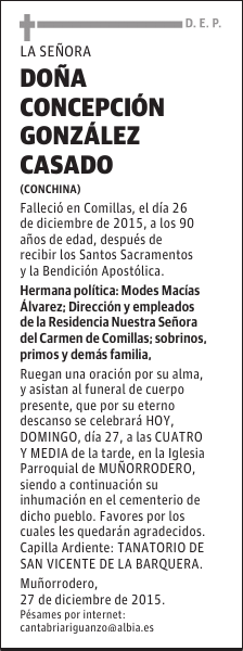 ConcepciÃ³n GonzÃ¡lez Casado