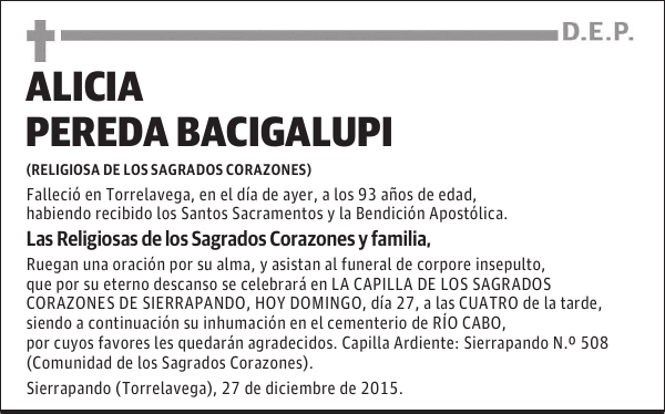Alicia Pereda Bacigalupi