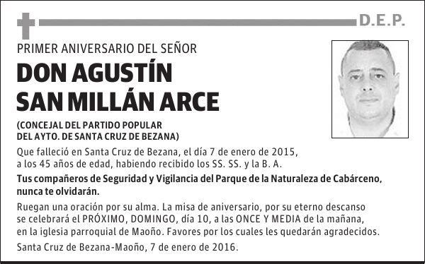 Agustín San Millán Arce