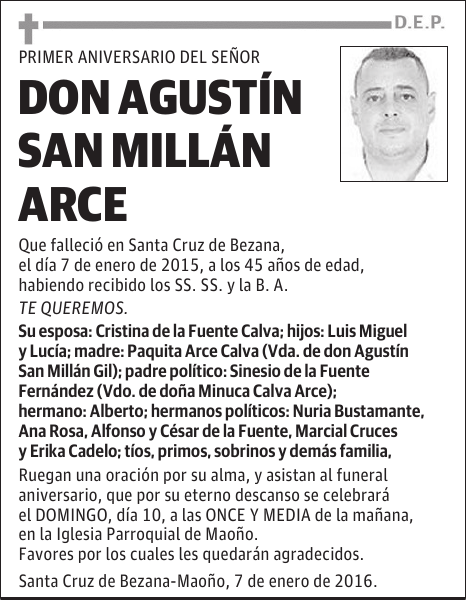 Agustín San Millán Arce
