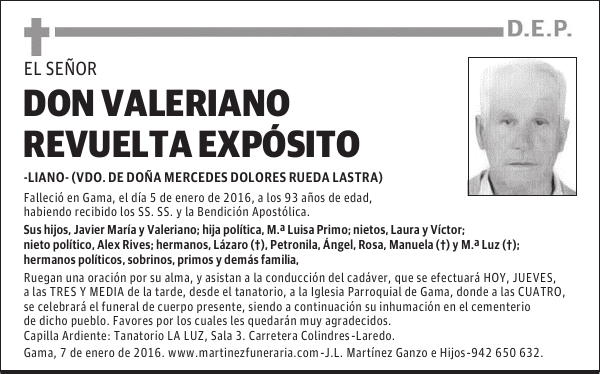 Valeriano Revuelta Expósito