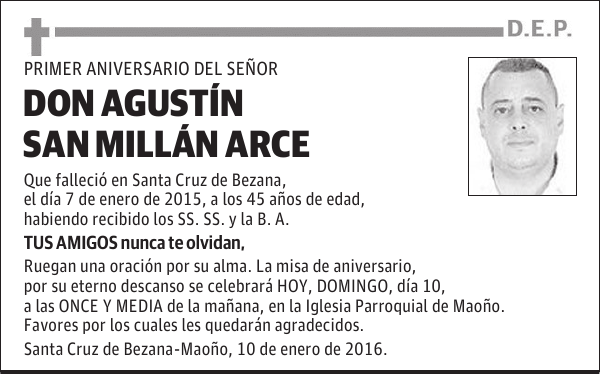 Agustín San Millán Arce
