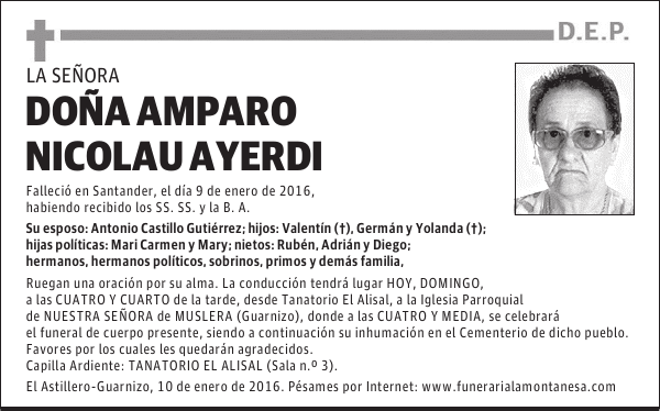 Amparo Nicolau Ayerdi