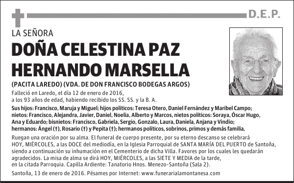 Celestina Paz Hernando Marsella
