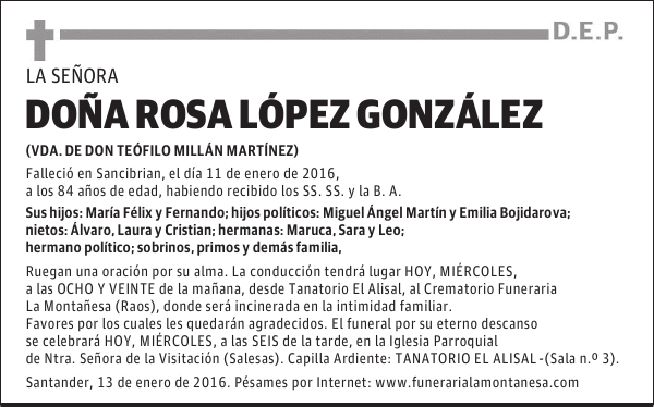 Rosa López González