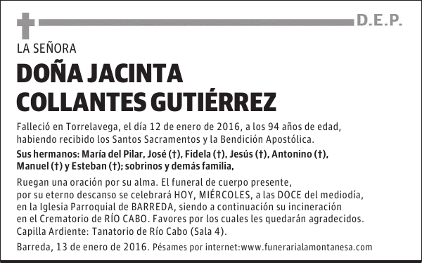 Jacinta Collantes Gutiérrez