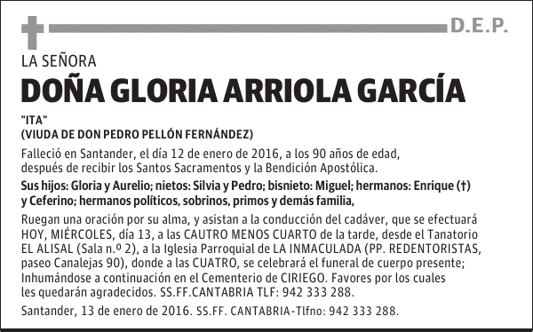 Gloria Arriola García