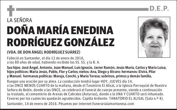 María Enedina Rodríguez González