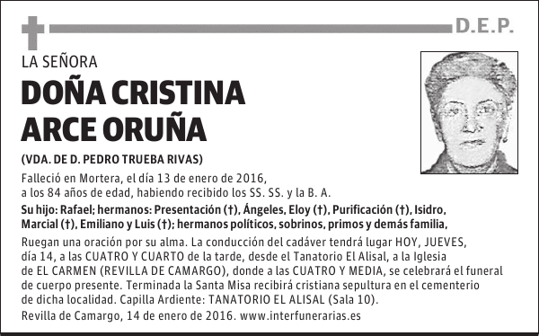 Cristina Arce Oruña
