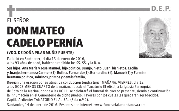 Mateo Cadelo Pernía