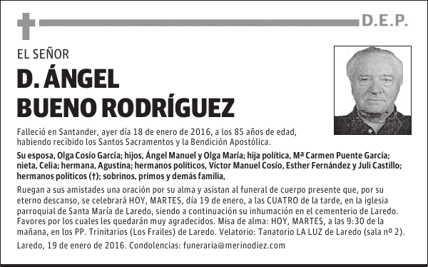 ÁNGEL BUENO RODRÍGUEZ
