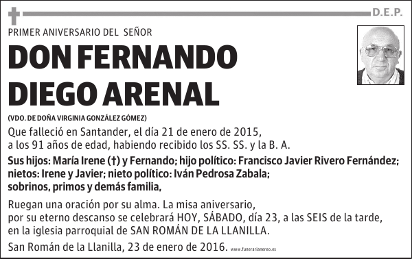 Fernando Diego Arenal