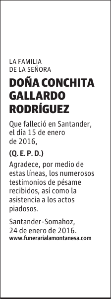 Conchita Gallardo Rodríguez