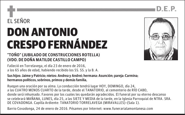 Antonio Crespo Fernández
