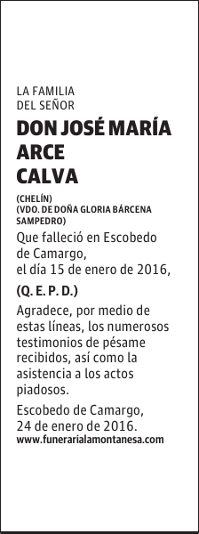 José María Arce Calva