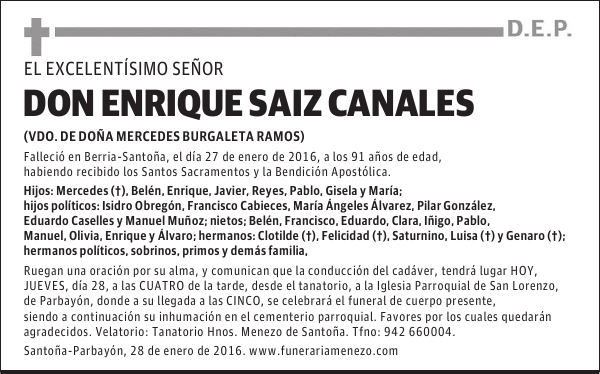 Enrique Saiz Canales