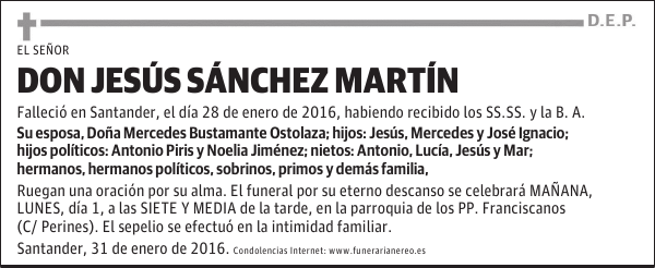 JESUS SANCHEZ MARTIN