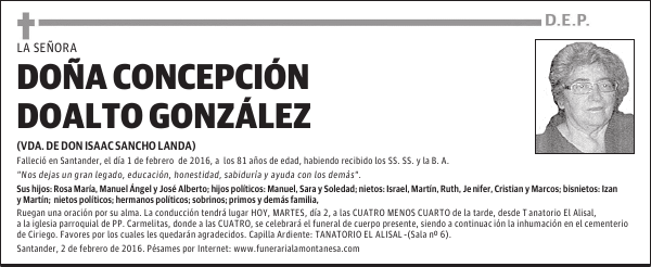 Concepción Doalto González
