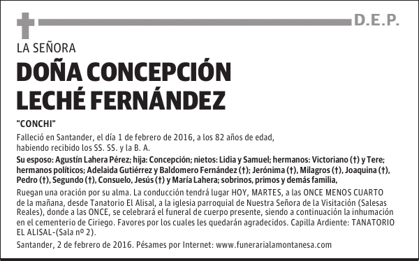 Concepción Leché Fernández