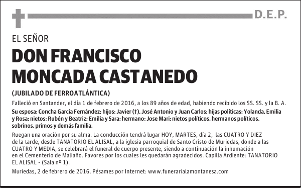Francisco Moncada Castanedo