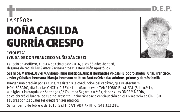Casilda Gurría Crespo