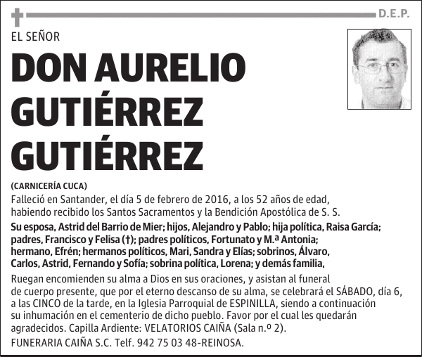 Aurelio Gutiérrez Gutiérrez