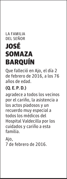Jose Somaza Barquin