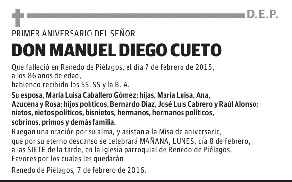 Manuel Diego Cueto