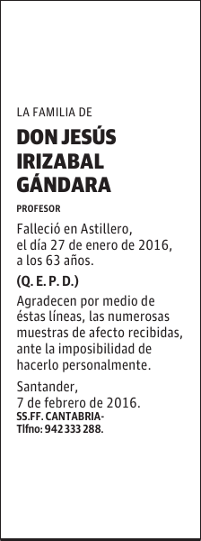 Jesús Irazabal Gándara