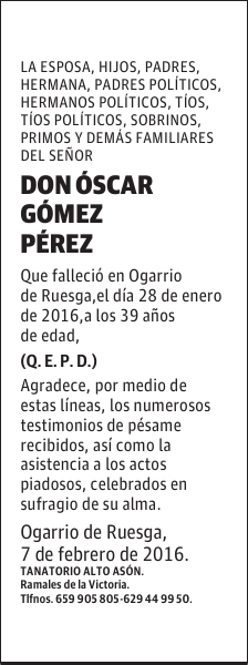 Óscar Gómez Pérez
